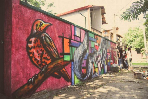 Arte urbano inunda San Pedro Sula con pintura colectiva